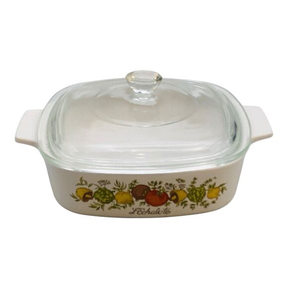 Vintage Corning Ware L’Echalote 1 Quart A-1-B Small Casserole With Lid 8.5in - Picture 5 of 9